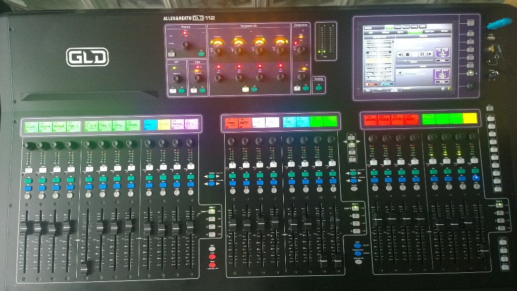 Allen & Heath GLD112 dig. mengtafel, Ophalen, Zo goed als nieuw, Audio