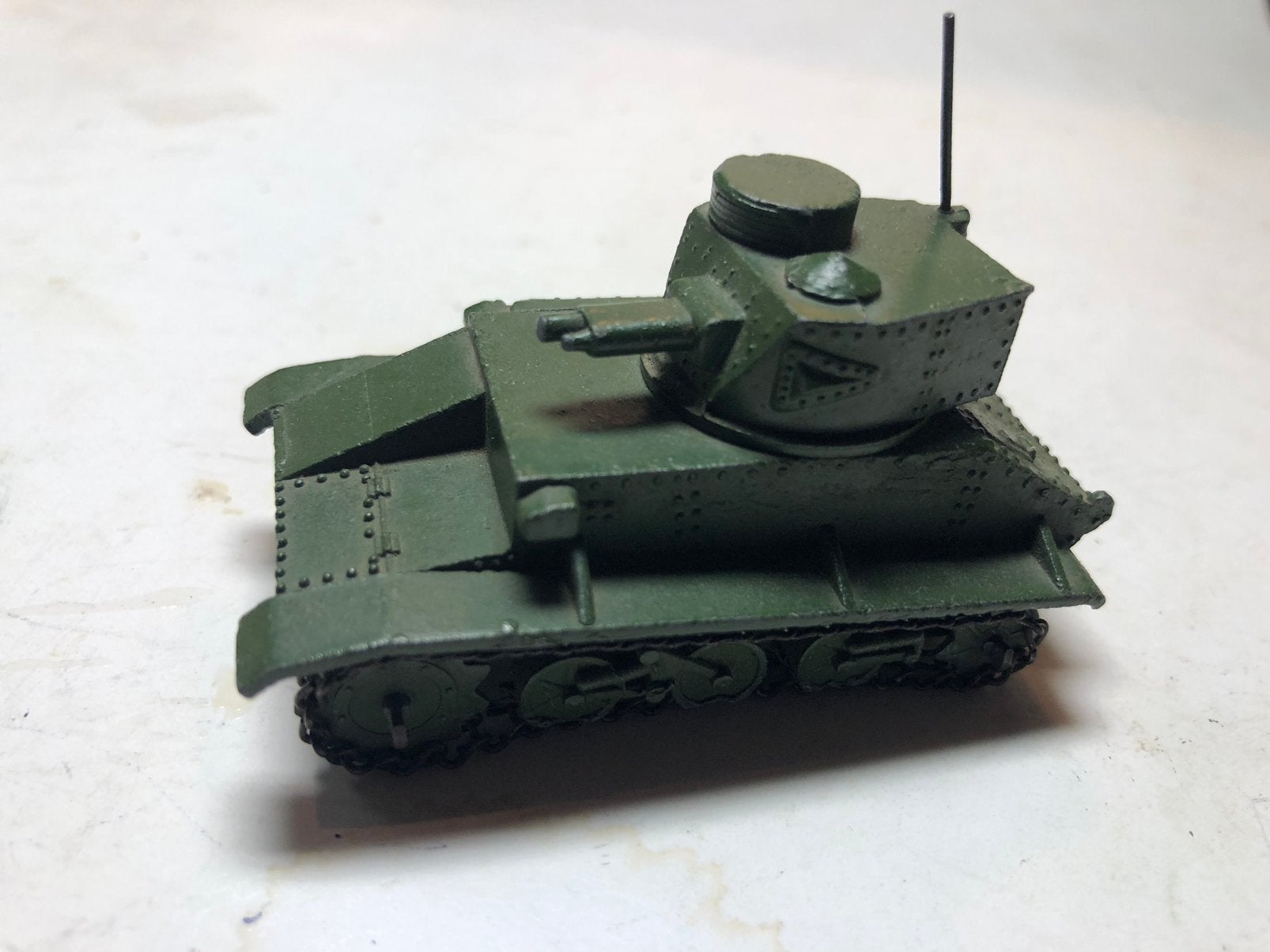 Dinky Toys 152a Light Tank, Hobby en Vrije tijd, Ophalen of Verzenden, Zo goed als nieuw, Auto, Dinky Toys