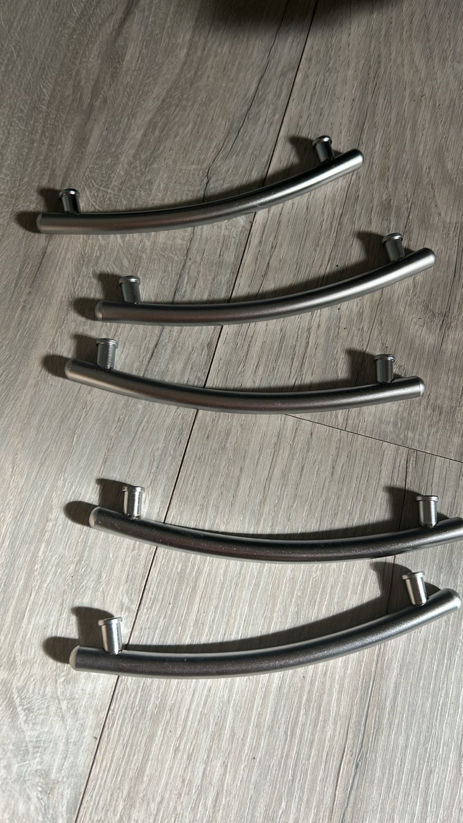 5x Gebogen RVS Handgrepen voor Keuken of Kast, Ophalen of Verzenden, Nieuw, Rvs, Overige typen