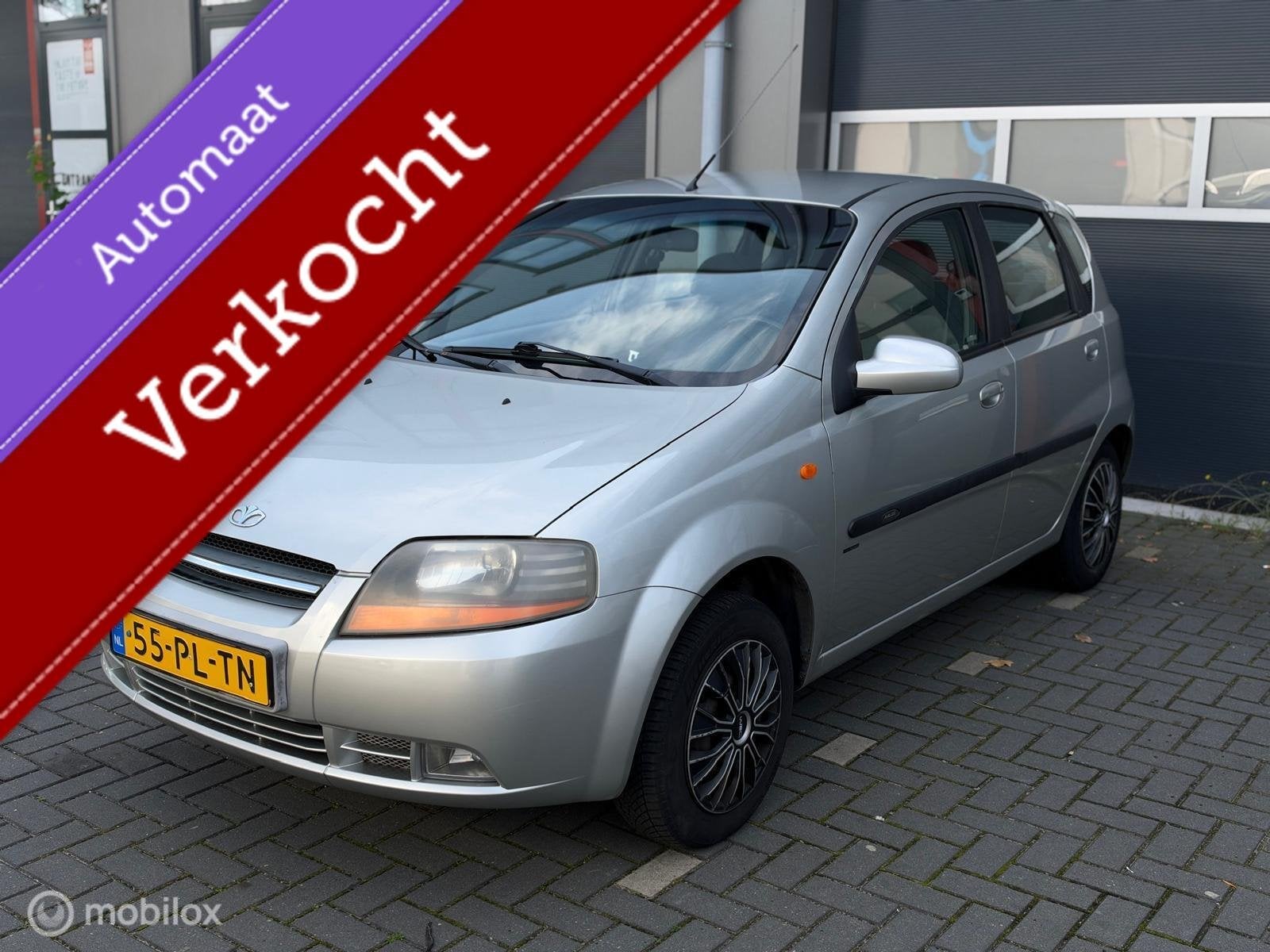 Daewoo Kalos 1.4-16V Class, Airco, Elektrische Ramen, APK., Auto's, 94 pk, Stof, 4 cilinders, 1000 kg