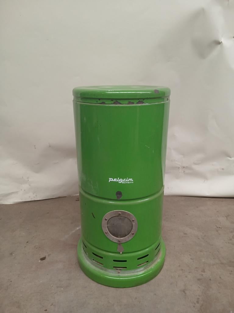 Pelgrim Bambino kachel groen gaskachel, Ophalen, Gebruikt, Gas, Gaskachel