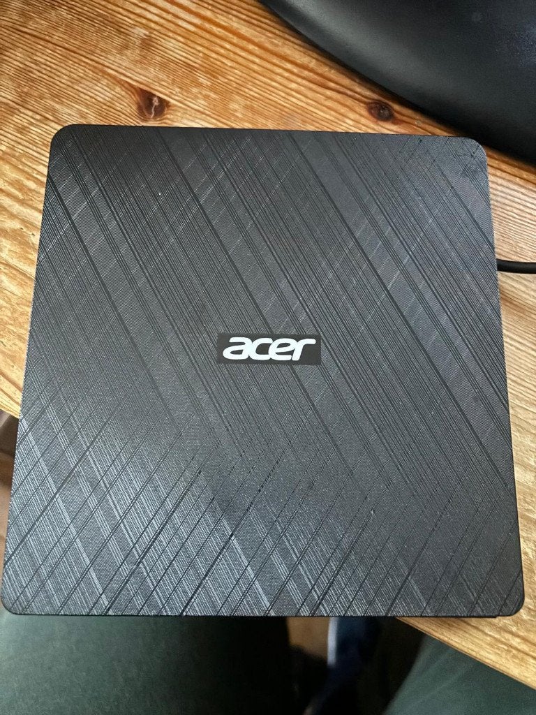 Acer Acer Portable Externe DVD Brander, Computers en Software, Optische drives, Verzenden, Dvd, MacOS, Zo goed als nieuw