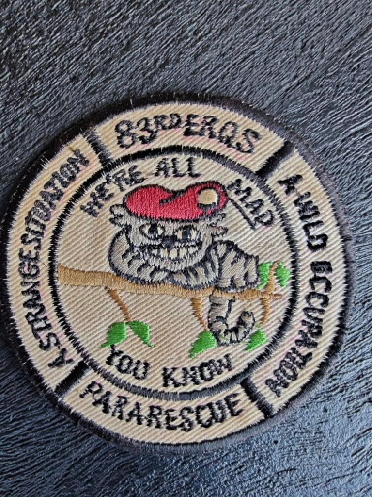 USAF Pararescue / A Strange Situation, a Wild Occupation -, Ophalen of Verzenden, Landmacht, Nederland, Embleem of Badge
