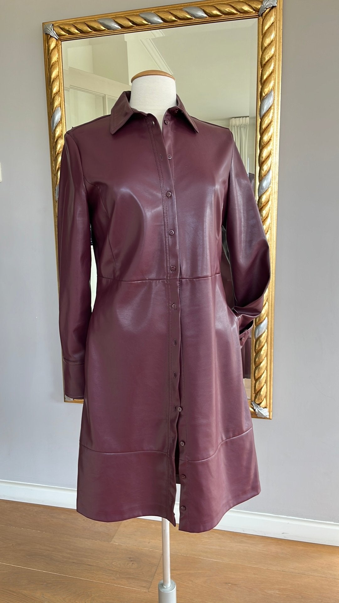 PRACHTIG FAUX LEATHER JURKJE, Kleding | Dames, Verzenden, Zo goed als nieuw, Maat 38/40 (M)
