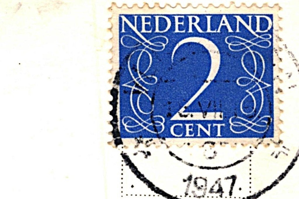 936086	Walcheren	Zeeland	Klederdracht	1947	Gelopen met zegel, Ophalen of Verzenden, 1940 tot 1960, Gelopen, Zeeland