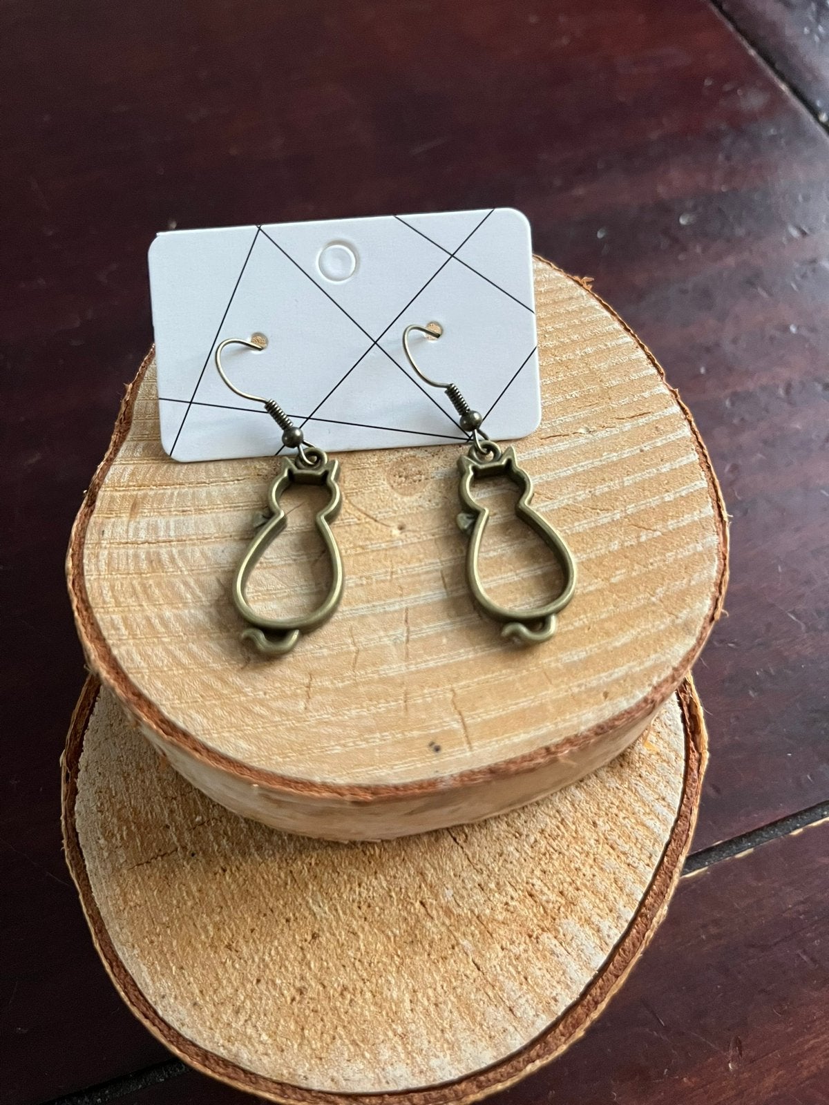 Poezen, Overige materialen, Hangers, Bruin, Nieuw