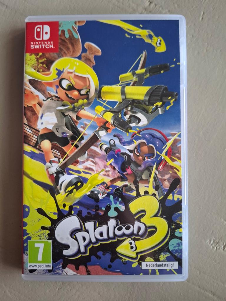 Splatoon 3 - Nintendo Switch, Spelcomputers en Games, Games | Nintendo Switch, Zo goed als nieuw, Shooter, 3 spelers of meer, Vanaf 7 jaar