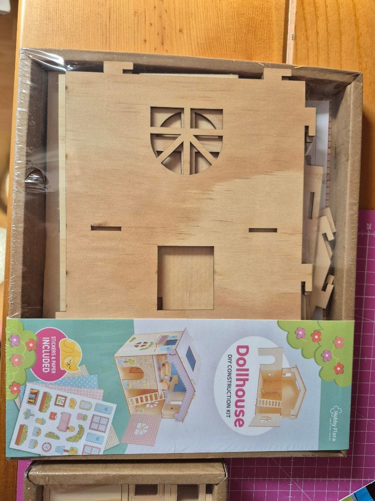 action DIY knutselpakket/poppenhuis, Ophalen of Verzenden, Nieuw, Poppenhuis
