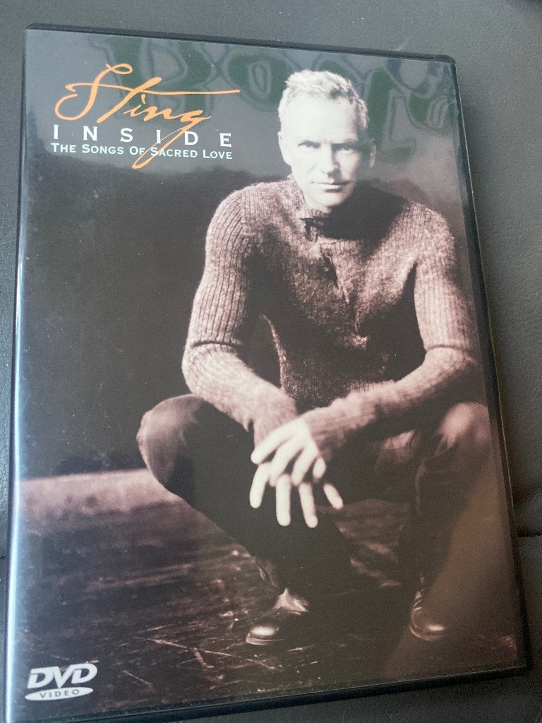 Sting - Inside: The Songs of Sacred Love DVD, Engels, Ophalen of Verzenden, Zo goed als nieuw, Concert