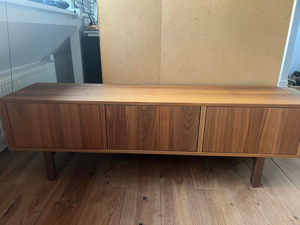 Ikea Stockholm Walnoot Tv-Meubel, Ophalen, Gebruikt, 150 tot 200 cm, Minder dan 100 cm