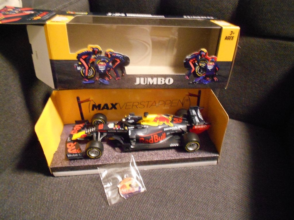 Jumbo race auto 1:24 Max Verstappen 2020, Ophalen, Nieuw, Auto, Bburago
