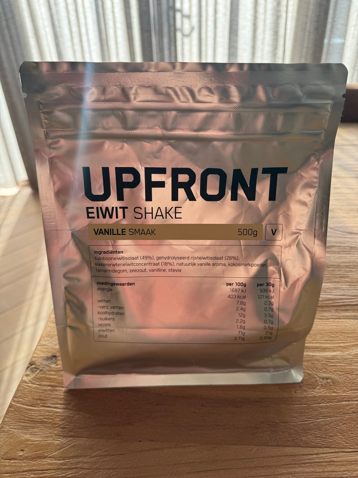 Upfront Vanille Eiwit shake (vegan variant), Ophalen of Verzenden