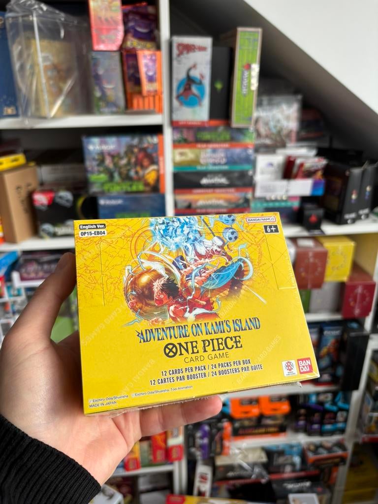 One Piece OP15 Adventure on Kami’s Island Booster Box (24 P), Ophalen of Verzenden, Zo goed als nieuw, Boosterbox