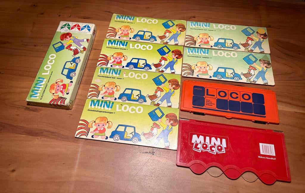 Nette vintage mini loco peuter kleuter, Ophalen of Verzenden, Gebruikt, Taal en Lezen