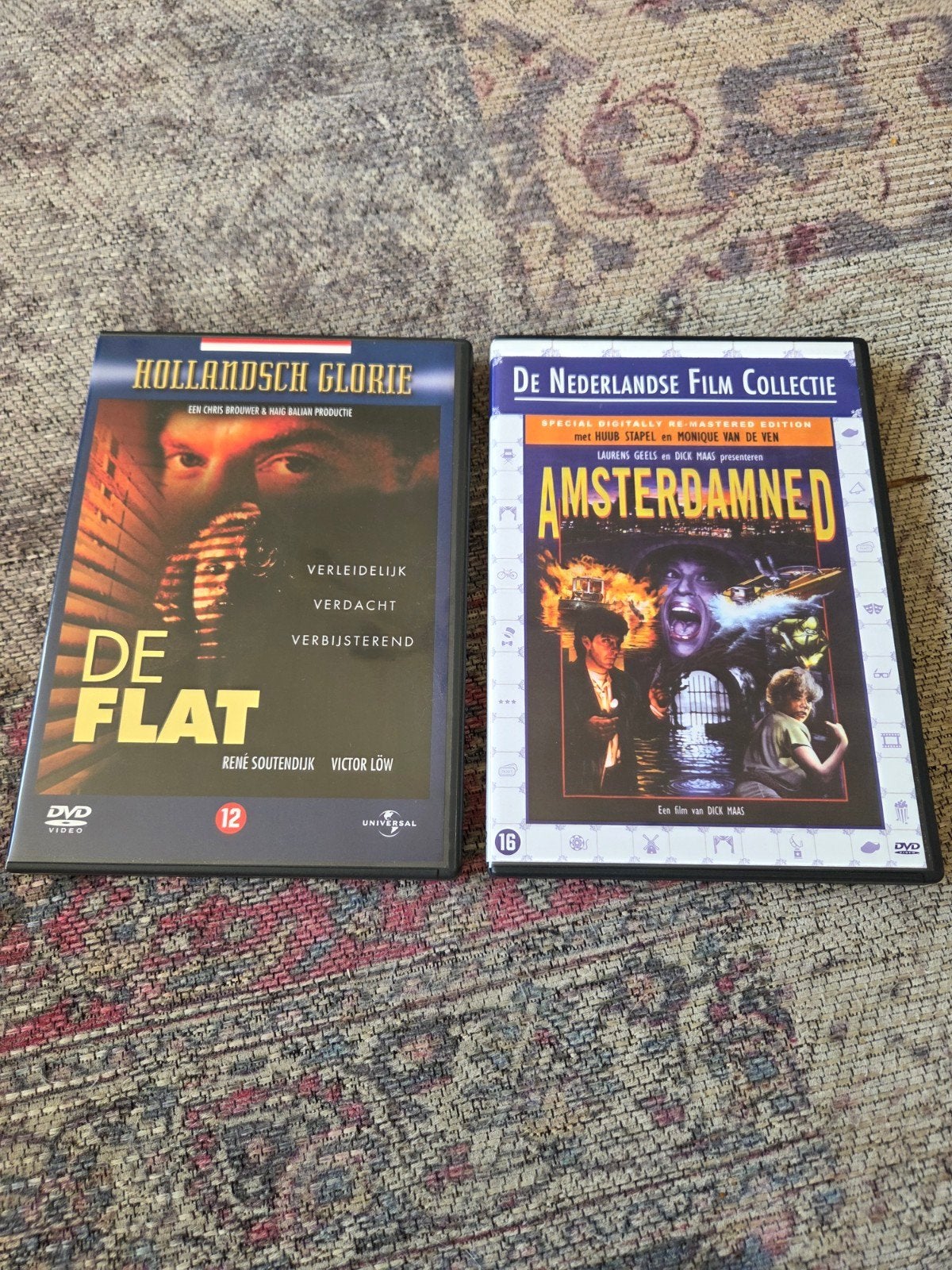 De Flat & Amsterdamned DVD's - Nederlandse Film Collectie, Cd's en Dvd's, Gebruikt, Vanaf 16 jaar, Speciale editie, Nederlands