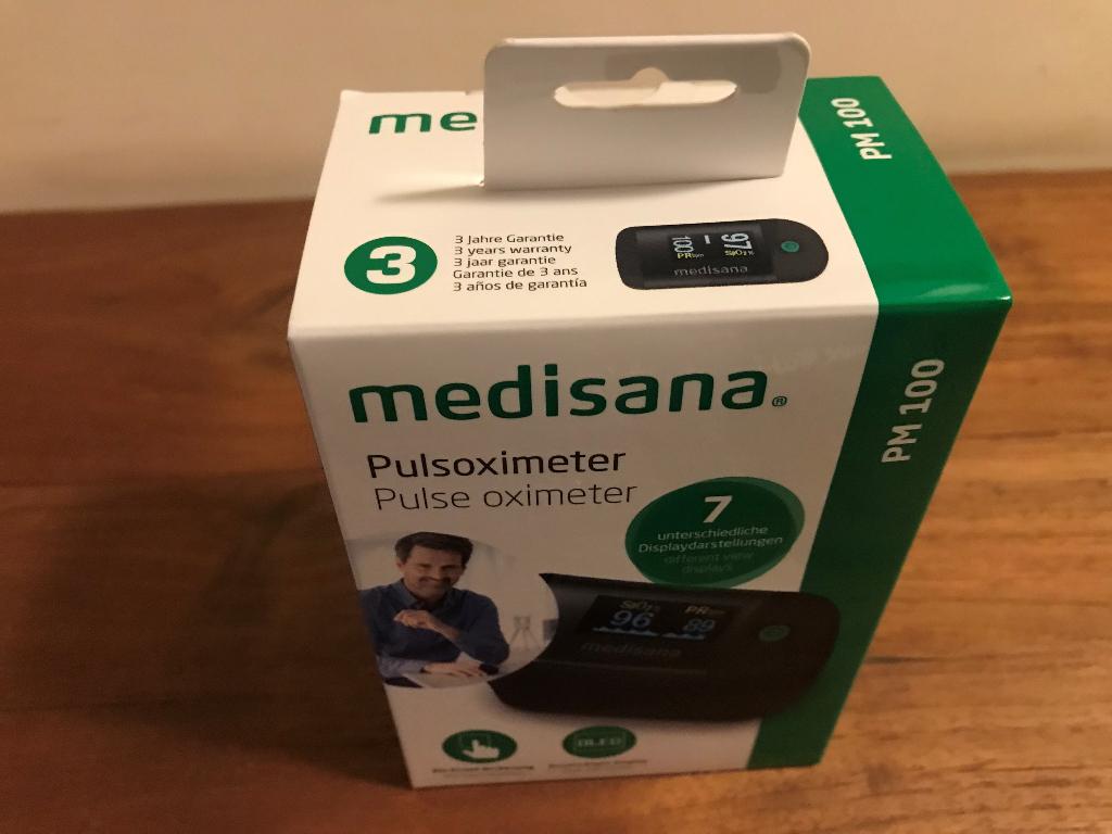 Medisana PM 100 Black Saturatiemeter, Diversen, Verpleegmiddelen, Verzenden, Nieuw