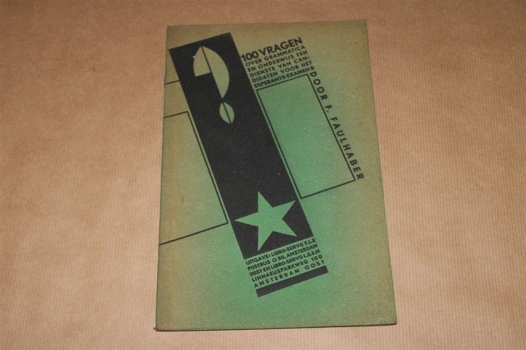 100 vragen grammatica Esperanto - Circa 1930, Ophalen of Verzenden, Gelezen, Azië