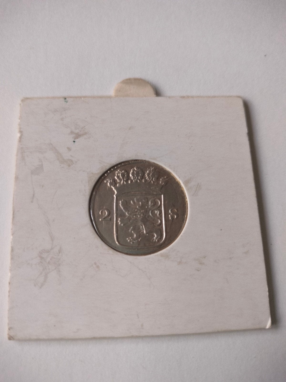 Zilveren 2 stuiver munt Hollandia 1780, Vóór koninkrijk, Zilver, Losse munt, Overige waardes