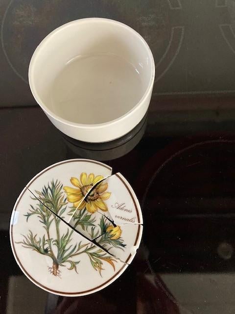 Villeroy & Boch porselein schaaltje ZONDER (hele) deksel, Ophalen of Verzenden, Overige stijlen, Porselein, Schaal of Schalen