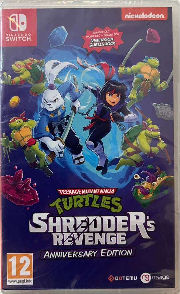 TMNT Shredder's Revenge Anniversary Edition Switch, geseald, Avontuur en Actie, Eén computer, Ophalen of Verzenden, Zo goed als nieuw