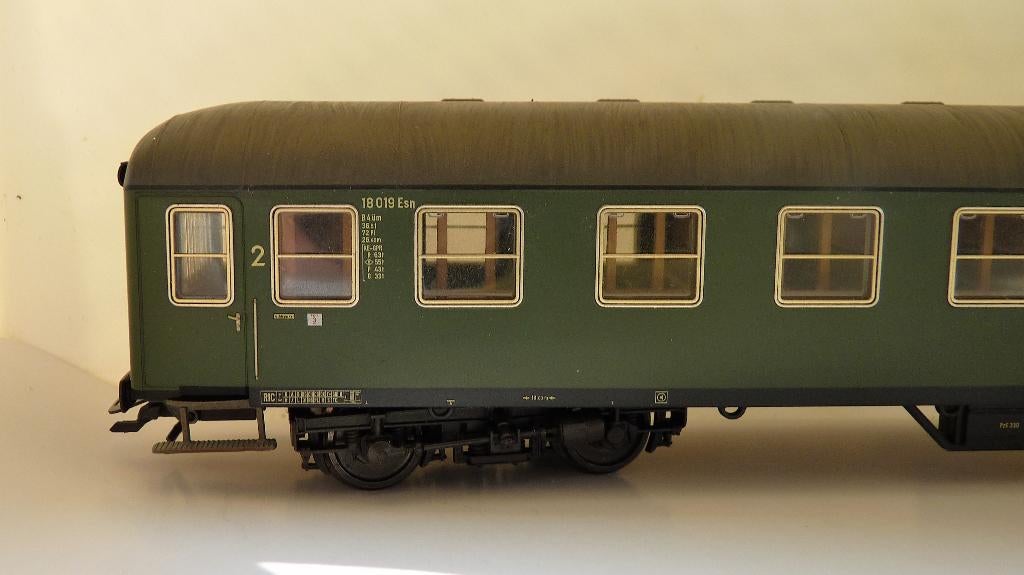 Piko 59640-2 personenrijtuig 2de klas Büm, gewheatherd dak, Gelijkstroom, Verzenden, Wagon, Piko