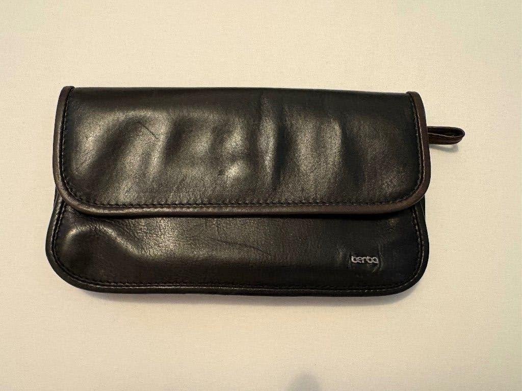 Luxe Berba portemonnee - etui - nieuw, Ophalen of Verzenden, Nieuw, Zwart, Leer
