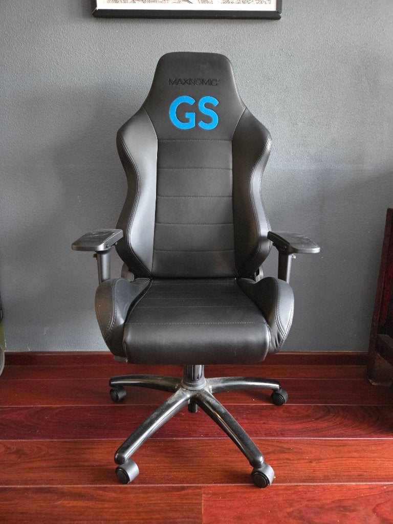 Maxnomic Office/Gaming Chair, Huis en Inrichting, Ophalen, Zwart, Zo goed als nieuw, Gaming bureaustoel