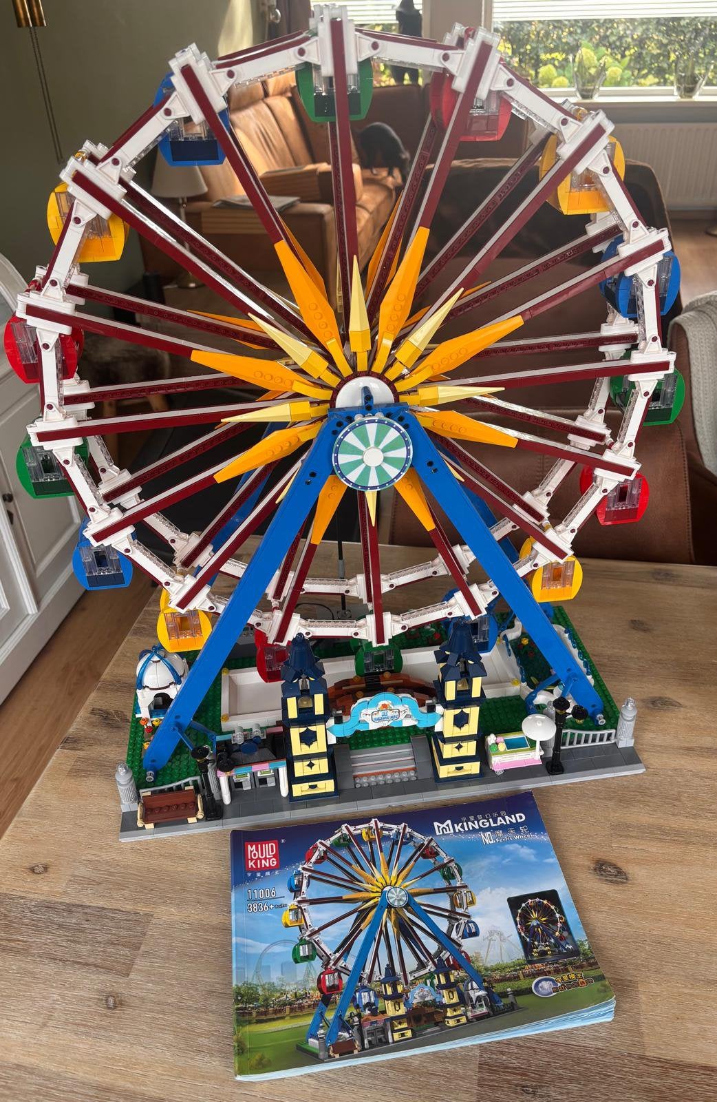 Mould King Ferry Wheel 11006 3836 pcs, Ophalen of Verzenden, Gebruikt, Overige merken