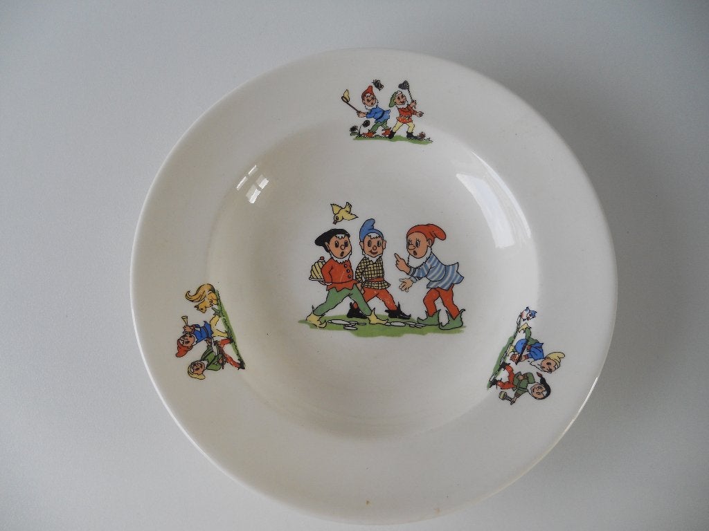 Regout diep bordje kabouters, Ophalen of Verzenden