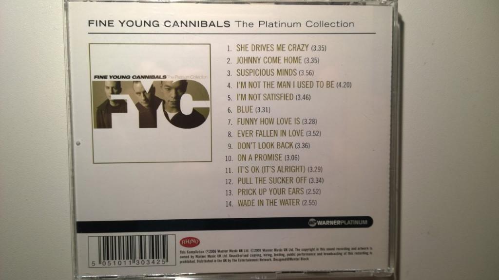 Fine Young Cannibals - The Platinum Collection, Ophalen of Verzenden, 1980 - 1989, Zo goed als nieuw