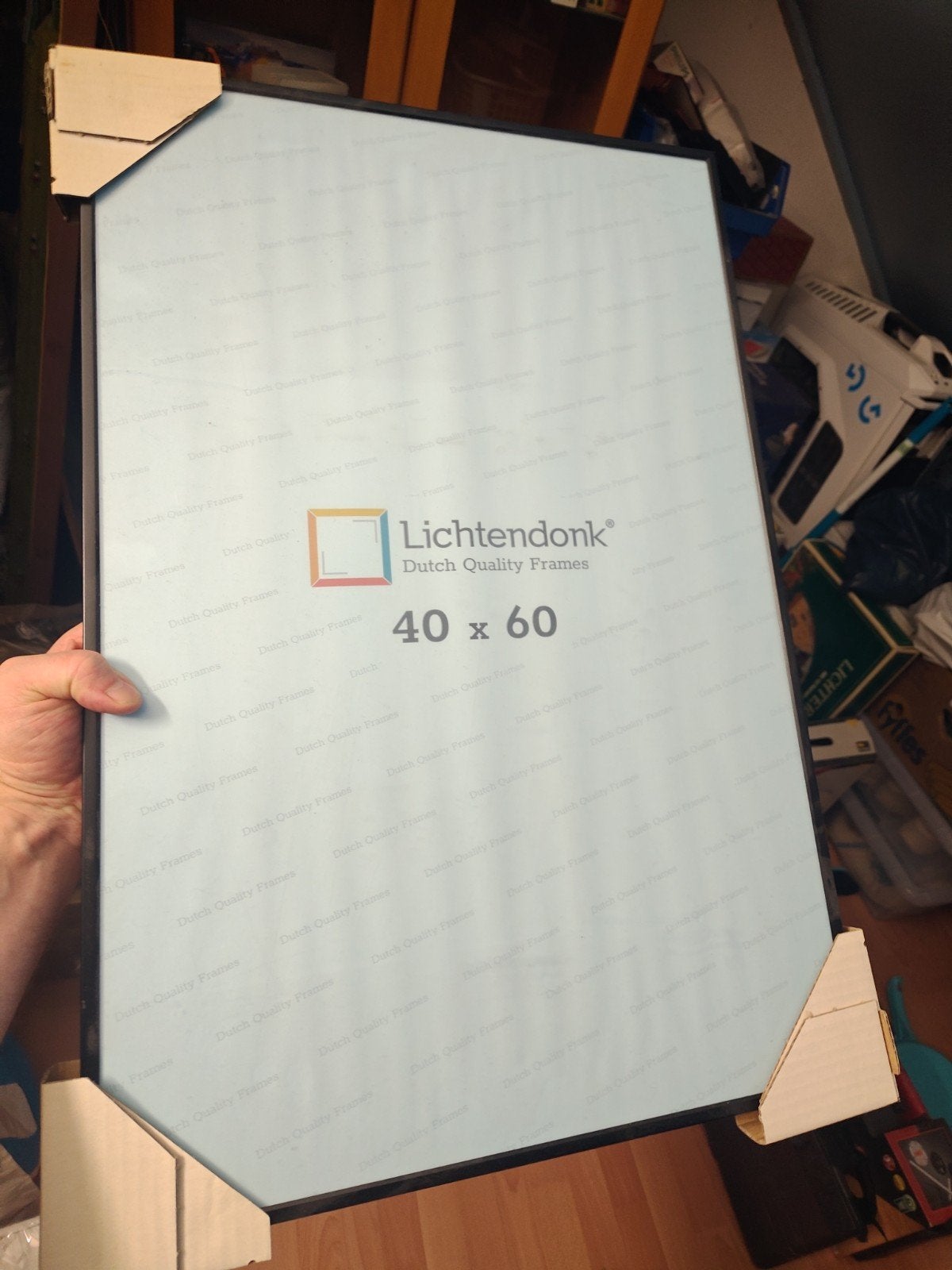 Lichtendonk Fotolijst 40x60 cm - Zwart, Huis en Inrichting, Ophalen, Kunststof, Nieuw, Fotolijst