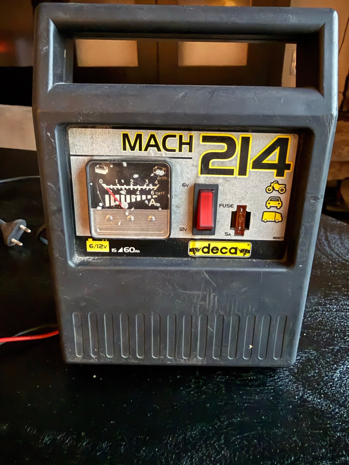 Deca Mach 214 Acculader 6V/12V - Max 60Ah, Gebruikt, Universele onderdelen