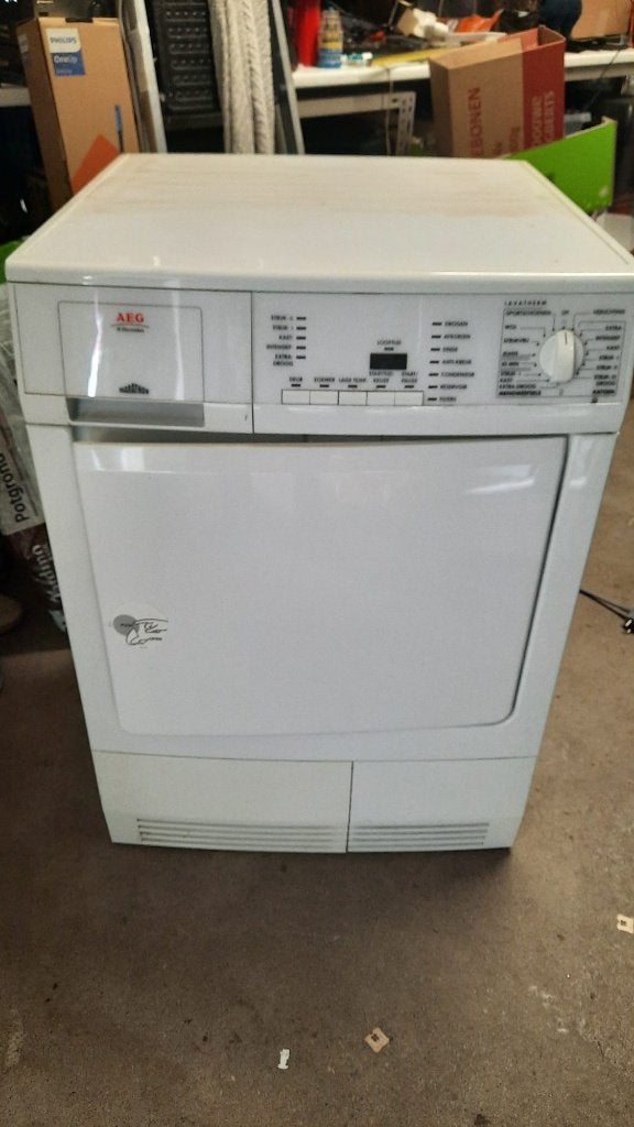 AEG Lavatherm condensdroger 7kilo, Witgoed en Apparatuur, Wasdrogers, Ophalen, 6 tot 8 kg, Gebruikt, Voorlader