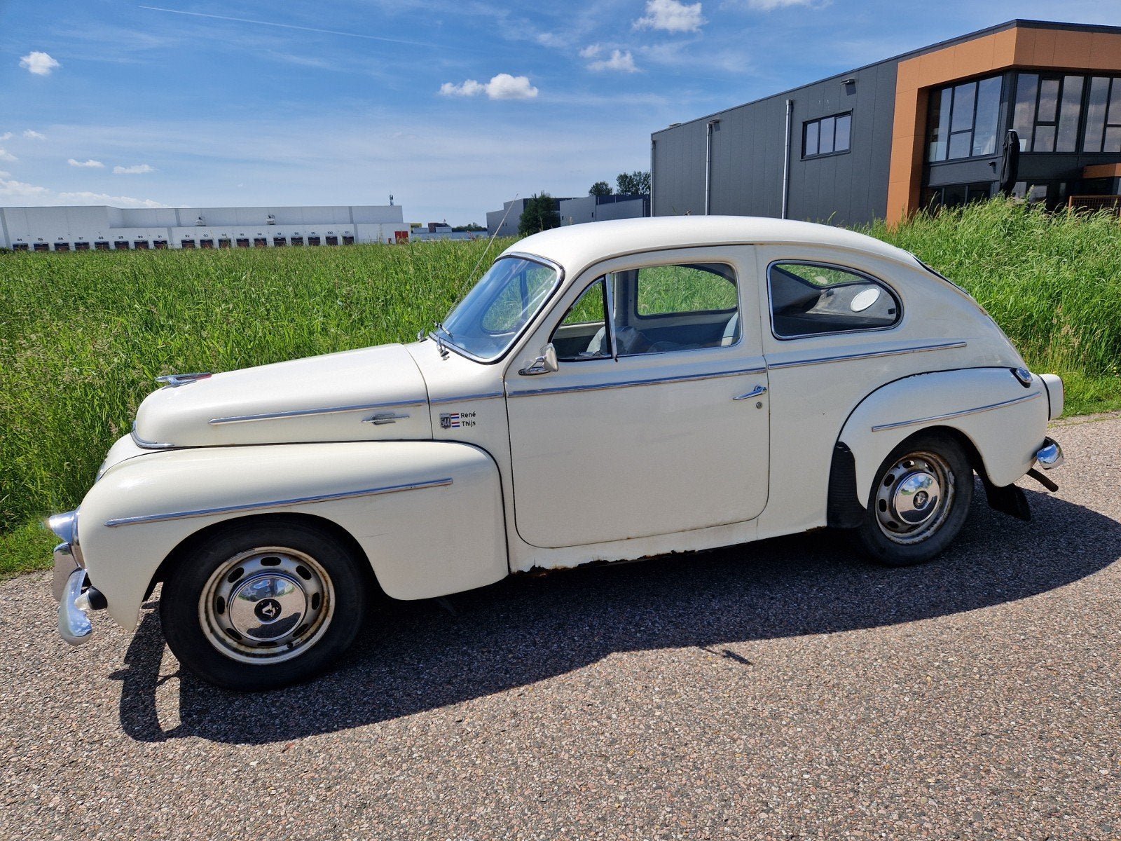 Volvo PV 544 Sport B18D 1965, Auto's, Oldtimers, Bedrijf, Volvo, Benzine, Handgeschakeld, Wit, Achterwielaandrijving, Ophalen