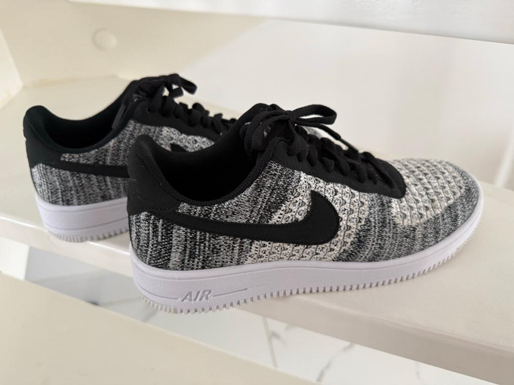 Nike Air Force 1 Flyknit 2.0 Sneakers Zwart/Wit maat 42,5, Kleding | Heren, Schoenen, Zo goed als nieuw, Sneakers of Gympen, Zwart