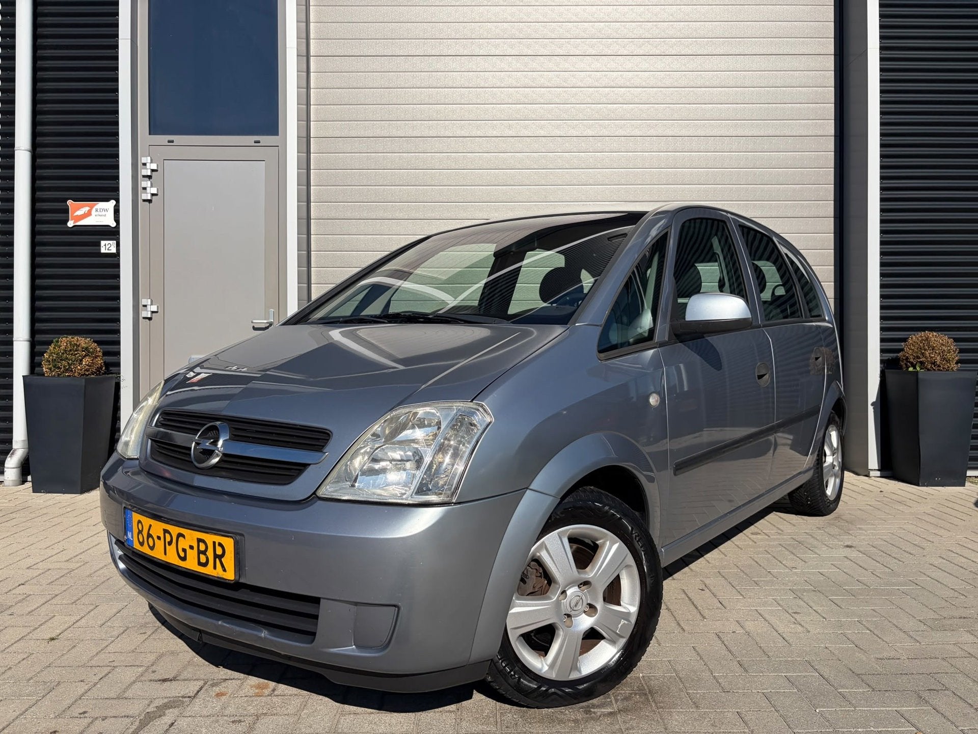Opel Meriva 1.6-16V Maxx/155.000/Trekhaak/Airco/, Auto's, Voorwielaandrijving, Gebruikt, Zwart, 4 cilinders