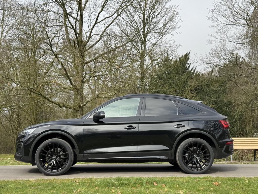 Audi Q5 Sportback 50 TFSI e S Quattro Competition 21", Automaat, Gebruikt, 4 cilinders, Zwart