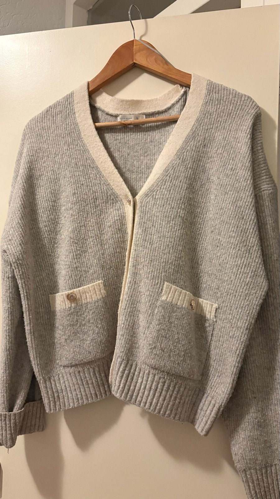 Primark Cares Grijs Vest Maat L Zo goed als nieuw, Kleding | Dames, Ophalen of Verzenden, Zo goed als nieuw, Maat 42/44 (L), Grijs
