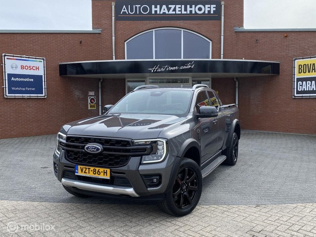 Ford Ranger 2.0 Super Cab EcoBlue Wildtrak Automaat met 20.8, Auto's, Ford, Automaat, Automatische klimaatregeling, Gebruikt, Euro 6