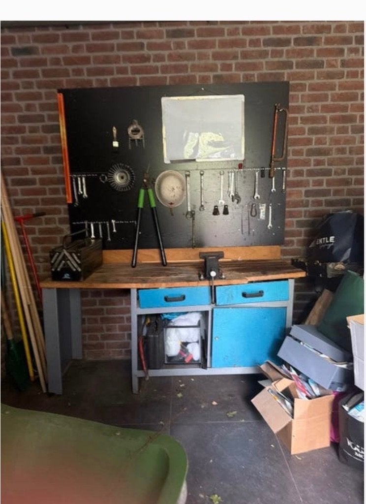 Gereedschapsbank tuin, Ophalen, Gebruikt