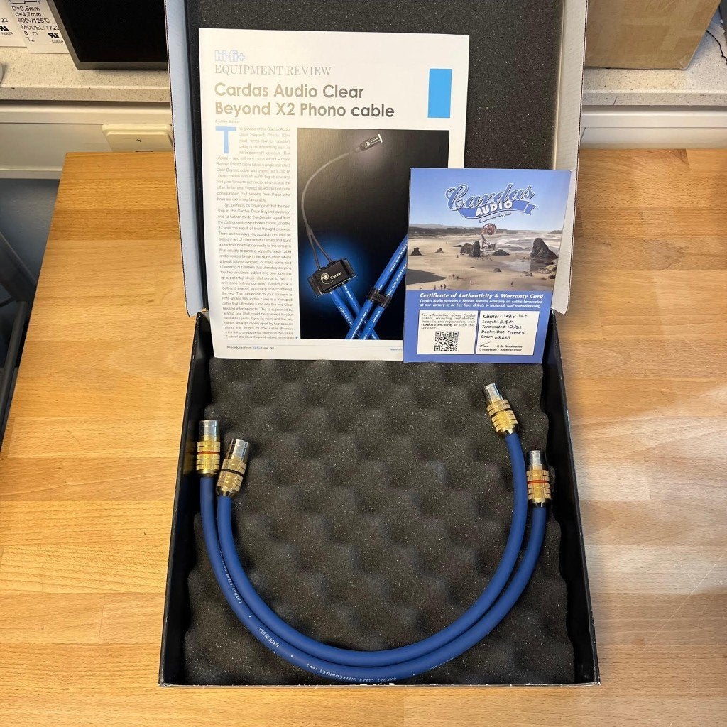 Cardas Audio Clear interconnect rev 1 CG XLR 0,5m (occasion), -, Ophalen of Verzenden, Zo goed als nieuw, Interlink-kabel