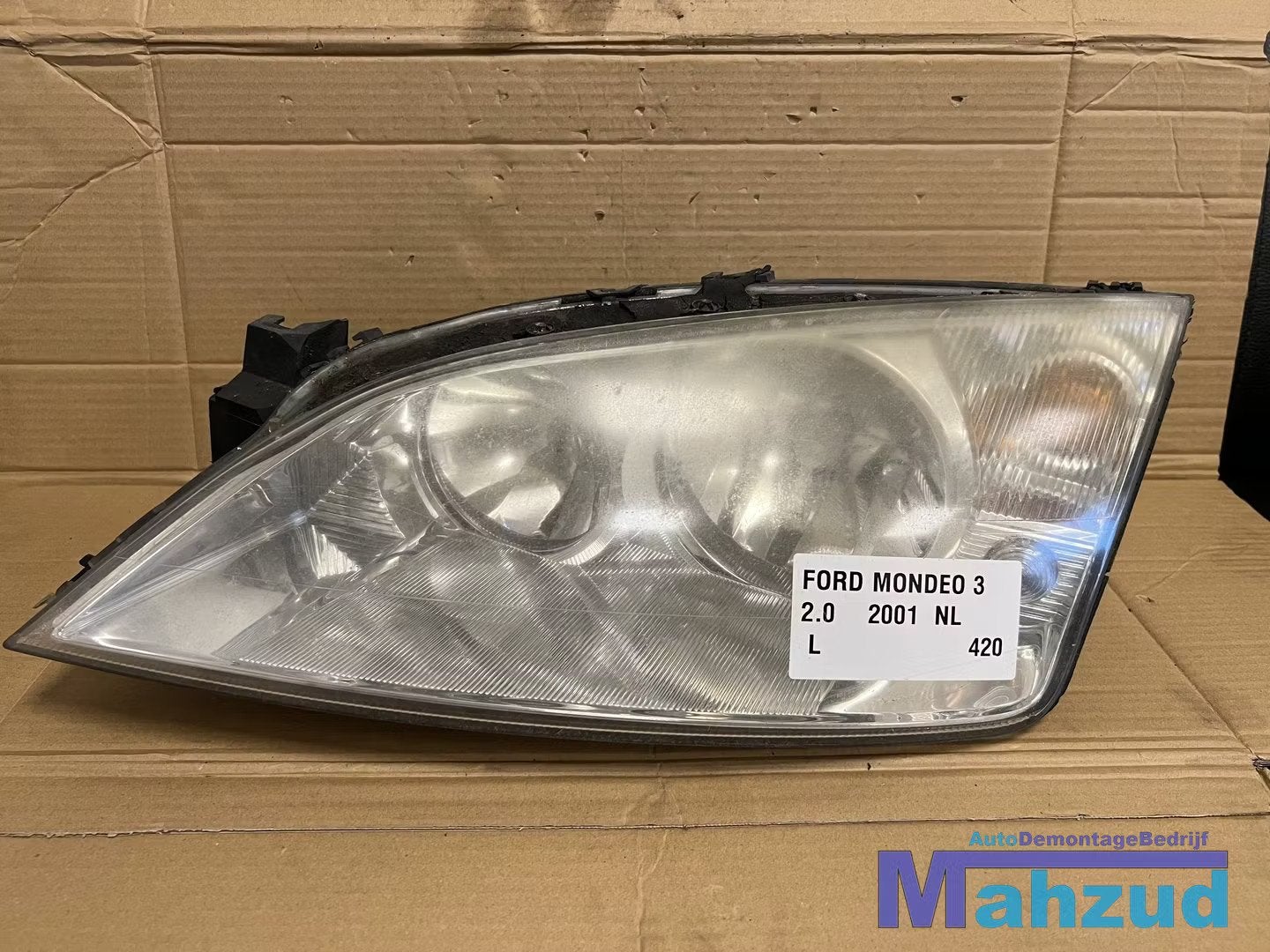 FORD MONDEO 3 Links koplamp 2000-2007, Gebruikt, Info@ford.com, Ophalen of Verzenden, Ford