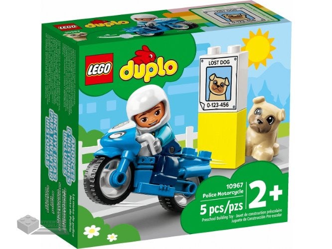 Lego Duplo 10967 Politiemotor NIEUW, Lego, Ideas@support.lego.com, Nieuw, Ophalen of Verzenden