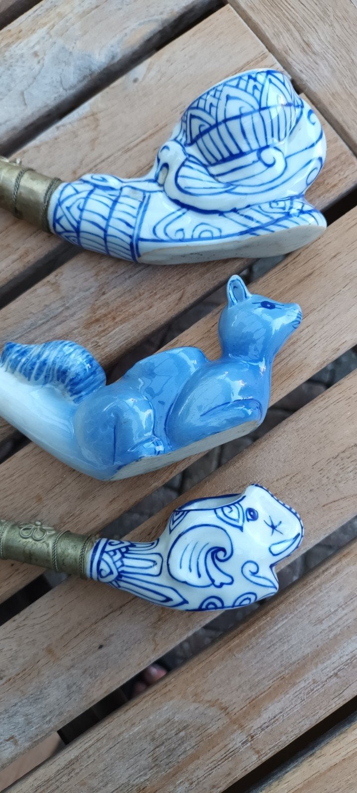 Decoratieve Chinese Opiumpijpen - Set van 3, Ophalen of Verzenden