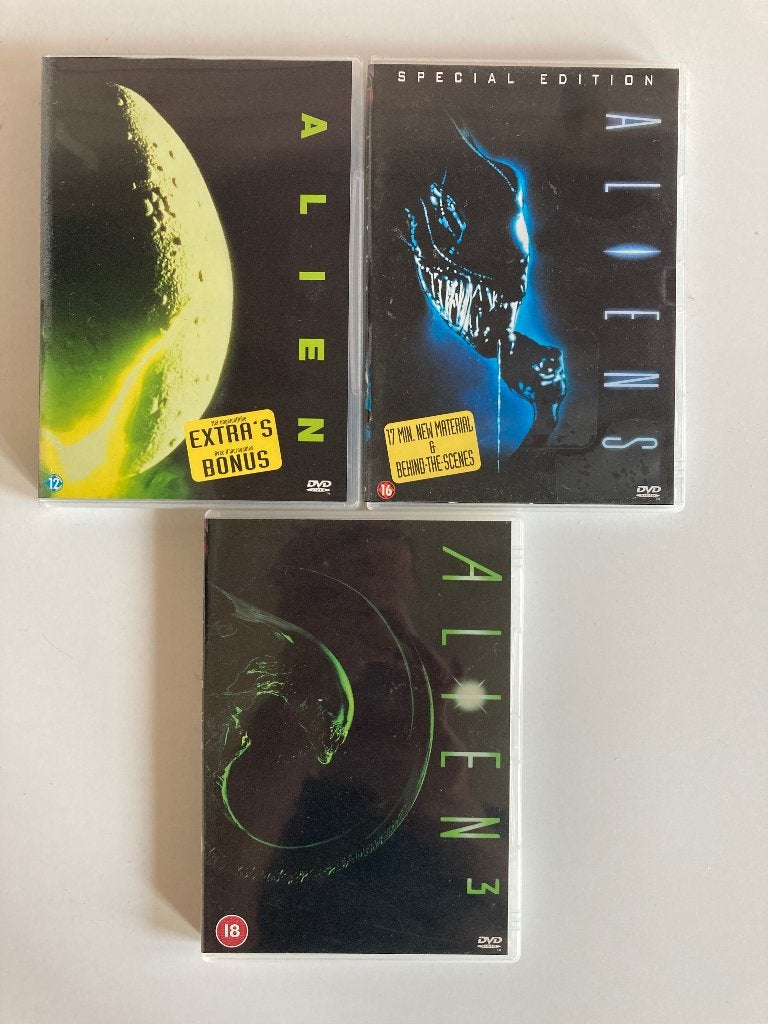 Alien, Aliens & Alien 3, Vanaf 12 jaar, Ophalen of Verzenden, Zo goed als nieuw, Science Fiction