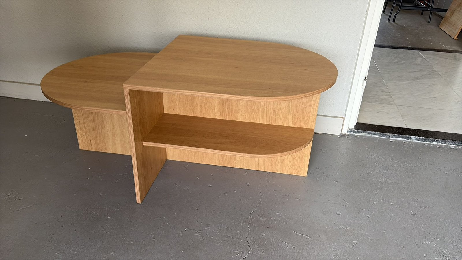 Jysk Salontafel, Huis en Inrichting, Ophalen, 100 tot 150 cm, 50 tot 100 cm, Zo goed als nieuw
