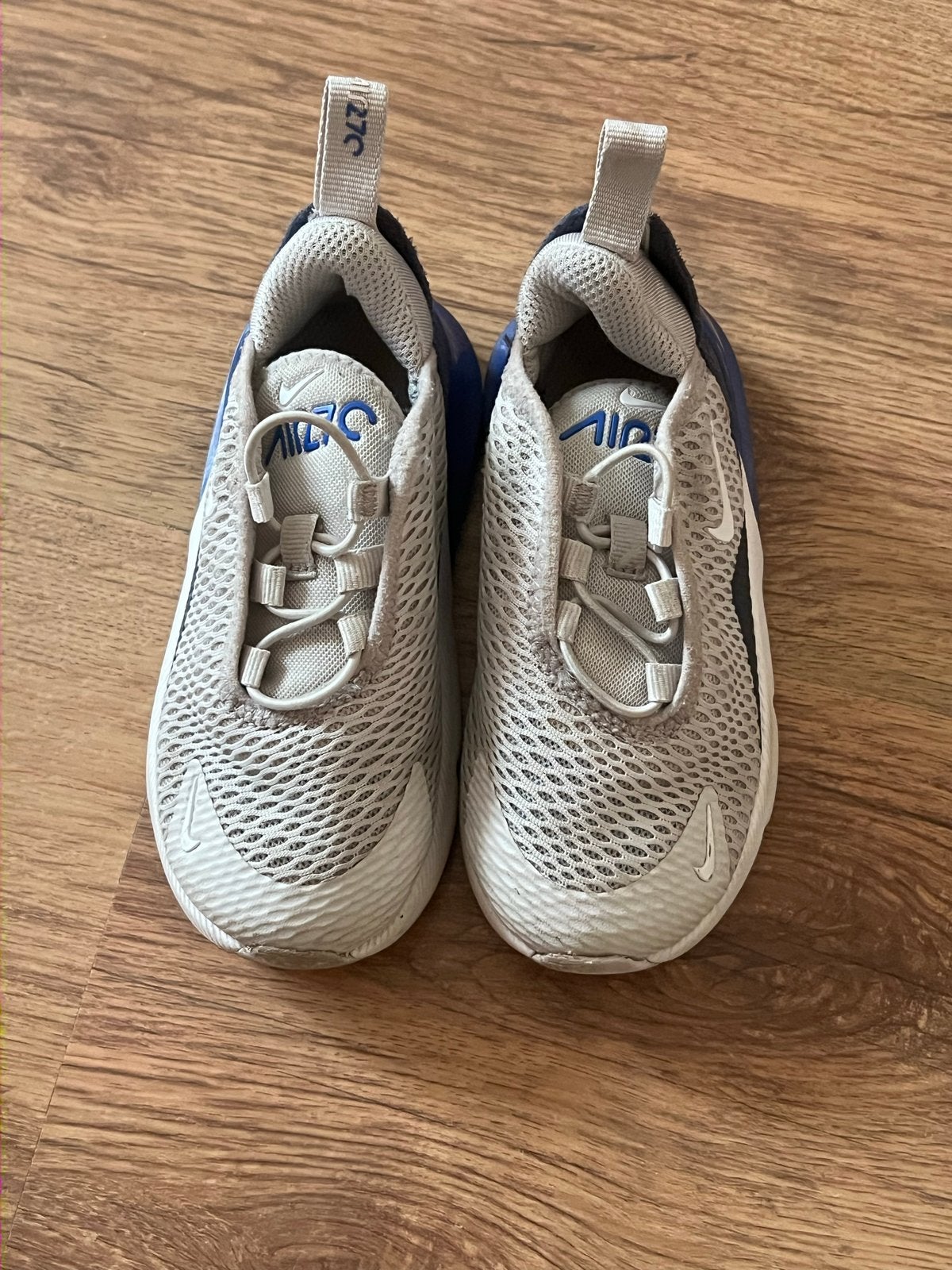 Nike Air Max 270 - Grijs/Blauw, Ophalen of Verzenden, Gebruikt, Jongen of Meisje, Sportschoenen