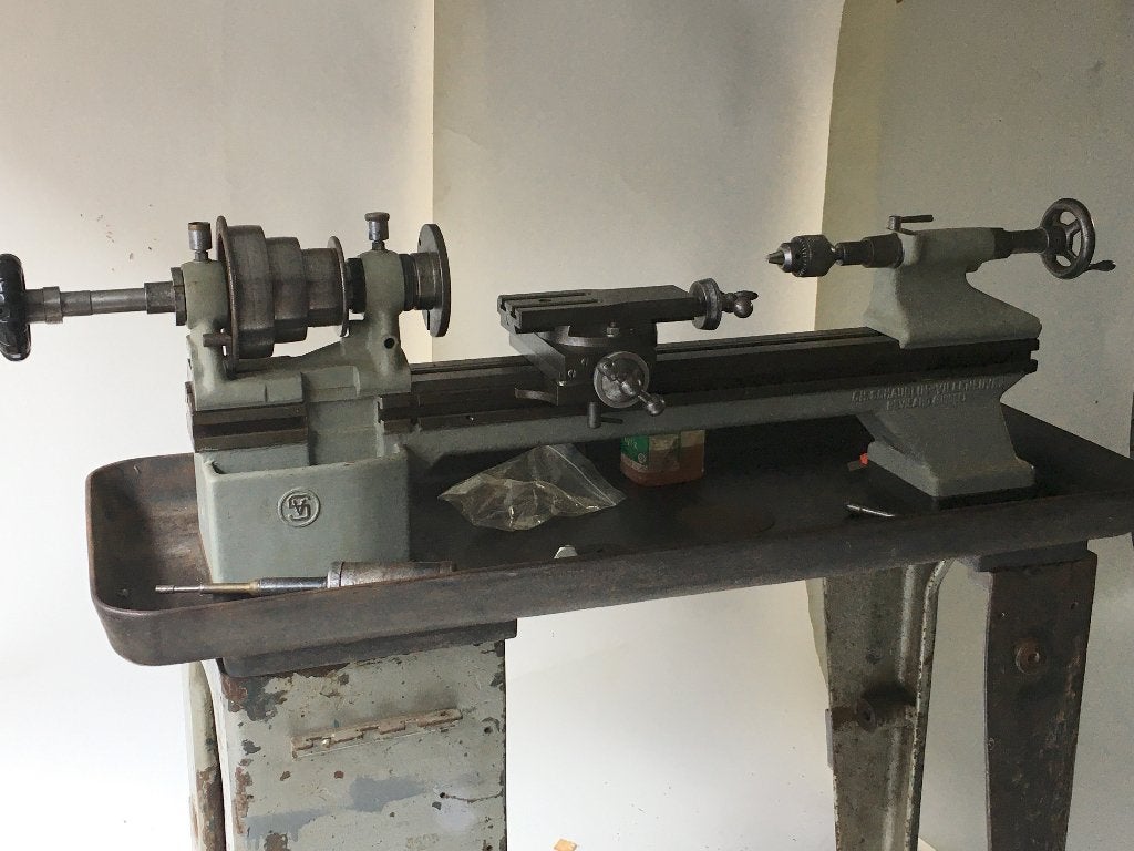 Antieke Schaublin draaibank project, Ophalen, Gebruikt, Metaaldraaibank, Minder dan 500 mm