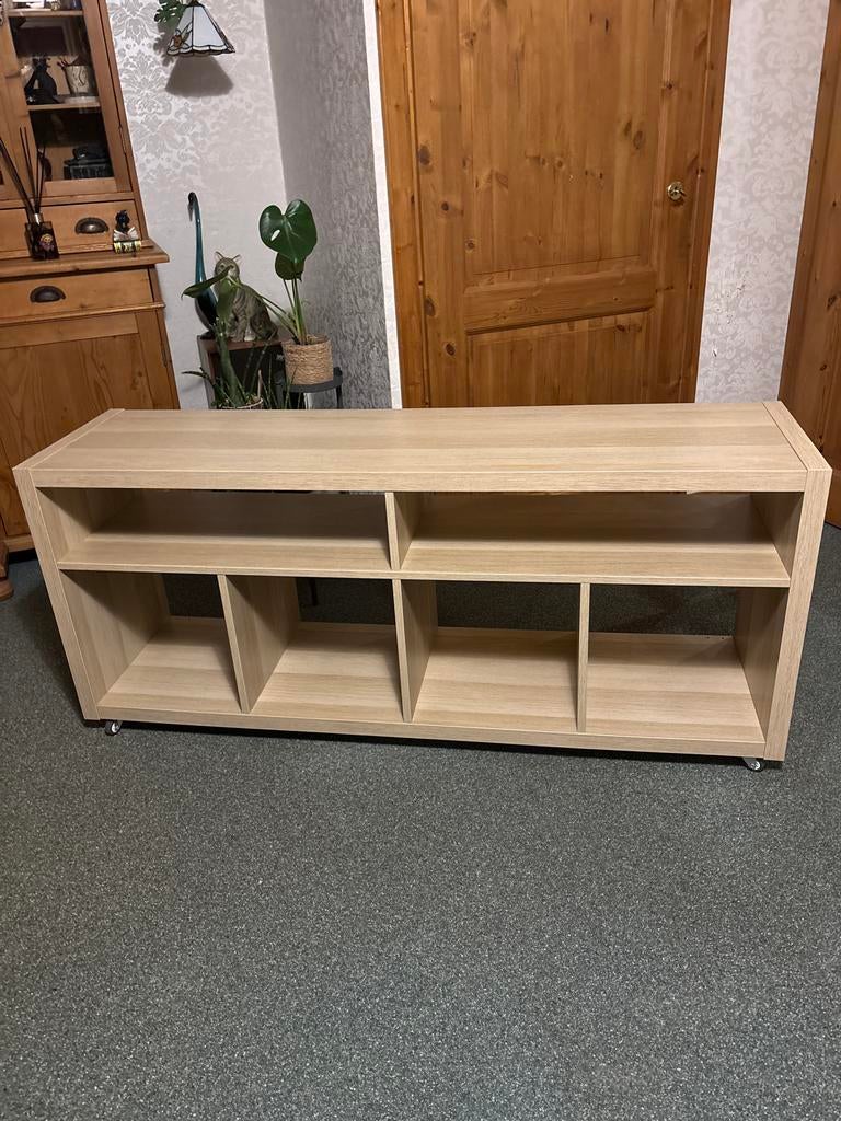 IKEA KALLAX kast 4x1,5 op wielen - ideaal voor studentenkame, Ophalen, 100 tot 150 cm, Zo goed als nieuw, Minder dan 100 cm