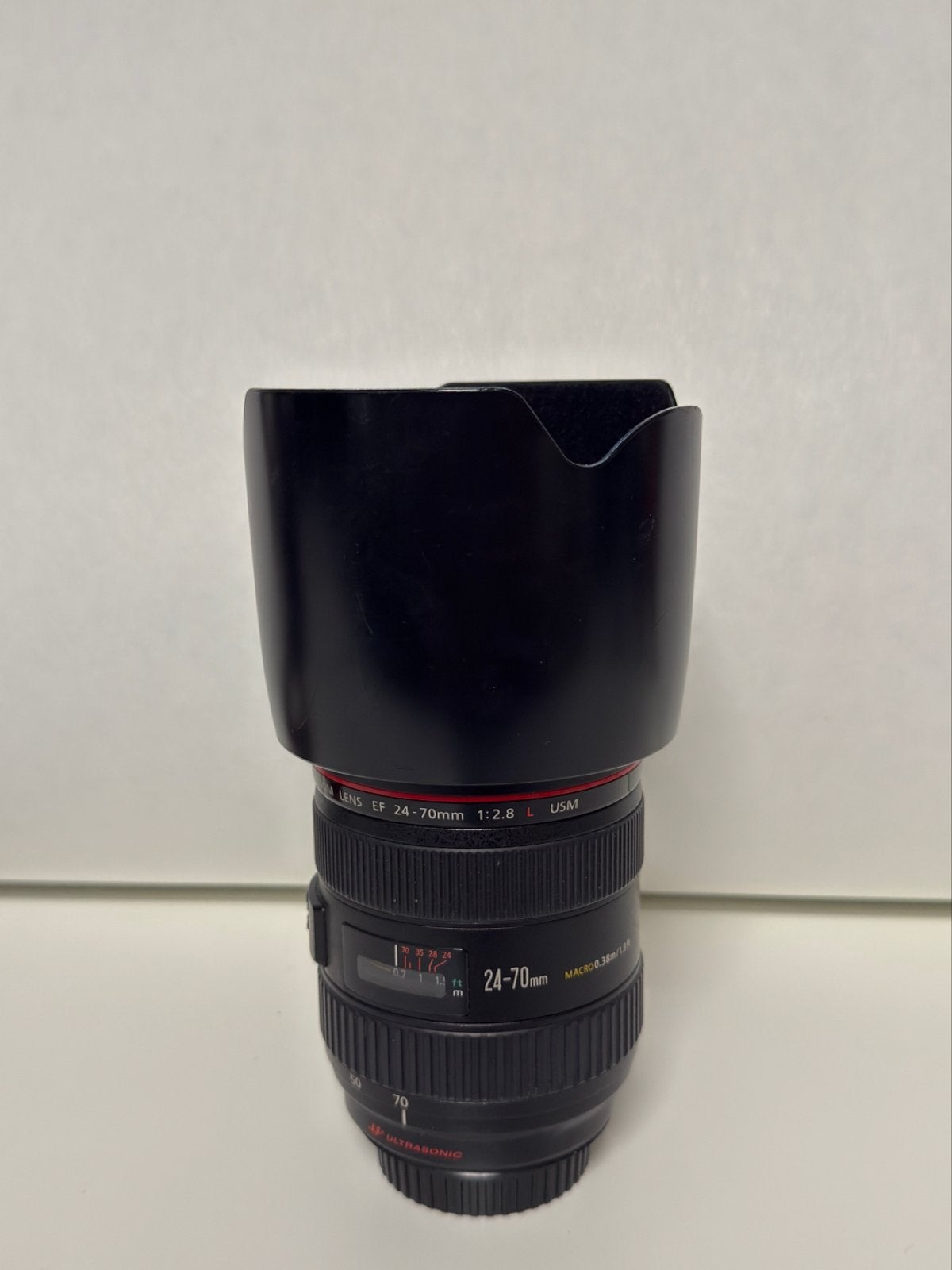 Canon EF 24-70mm f/2.8 L USM lens met zonnekap en filter, Audio, Tv en Foto, Fotografie | Lenzen en Objectieven, Gebruikt, Canon